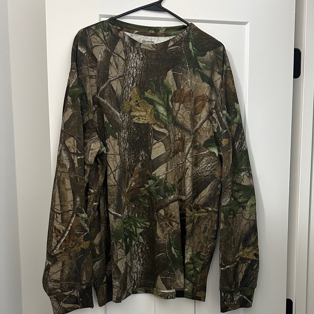 Camouflage Long Sleeve Men's Shirt XL